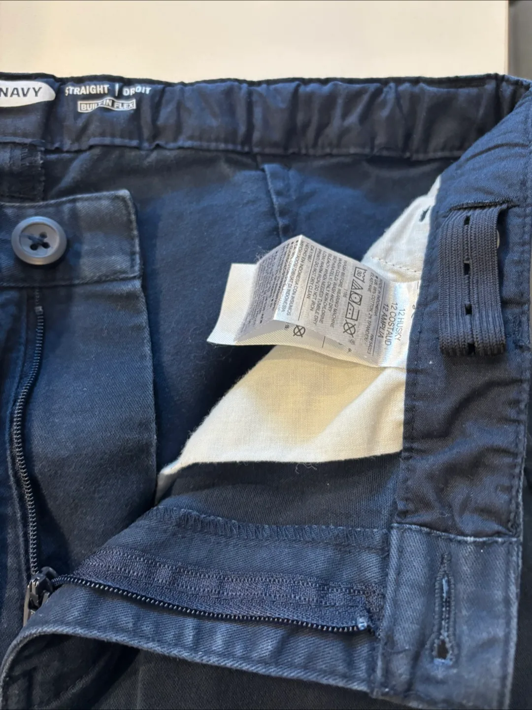 Boys Navy Blue pants - 12 Husky image indicator(5)