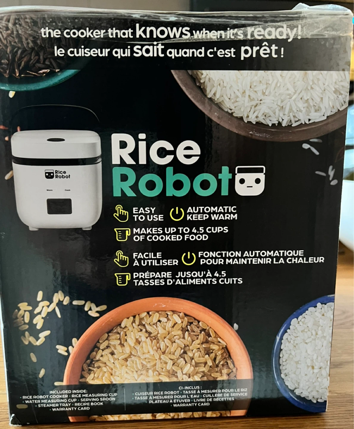 Rice Robot - Ready Set Rice Cooker - photo 3