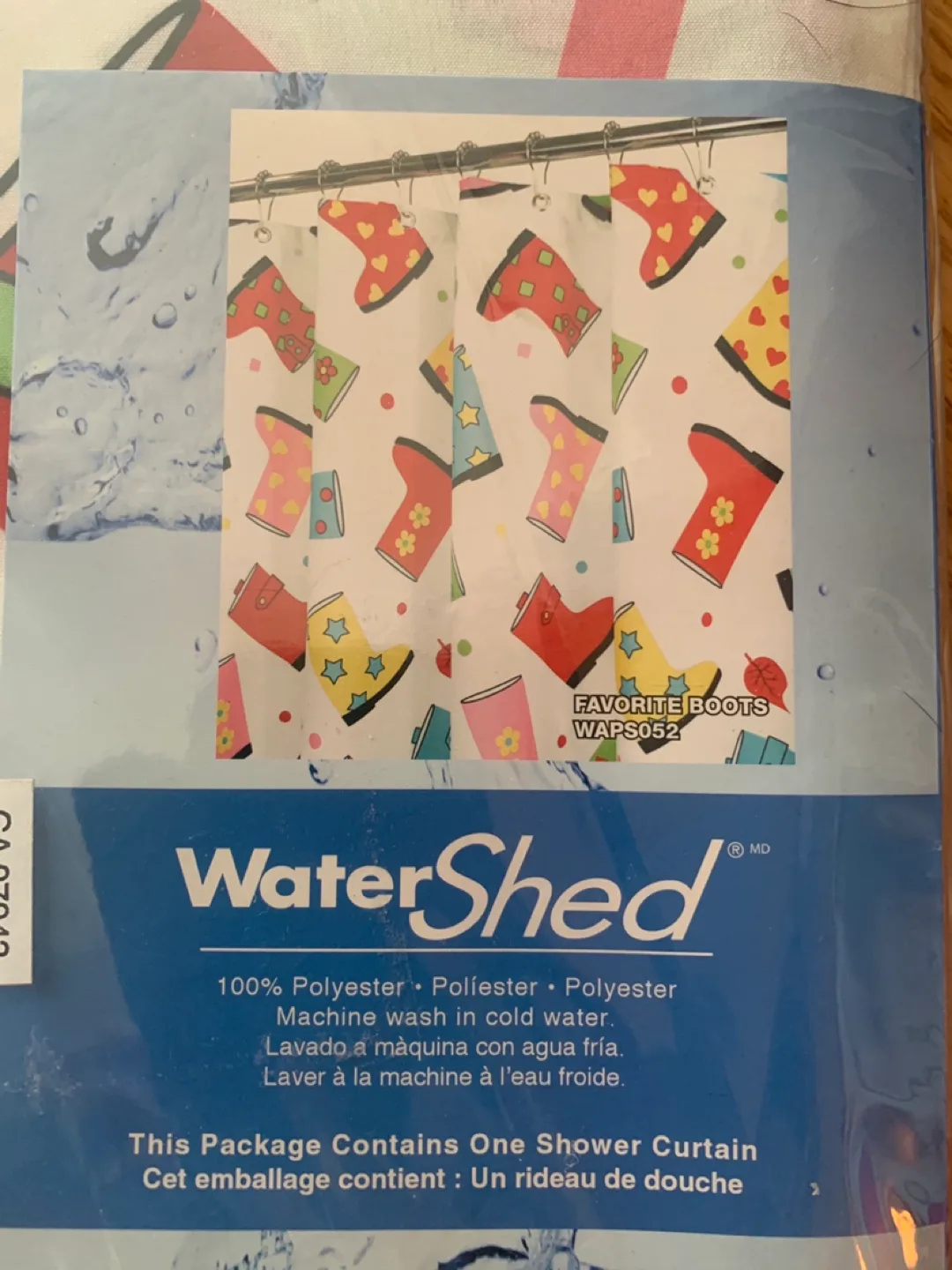 WaterShed Fabric Shower Curtain - New in Package! image indicator(2)