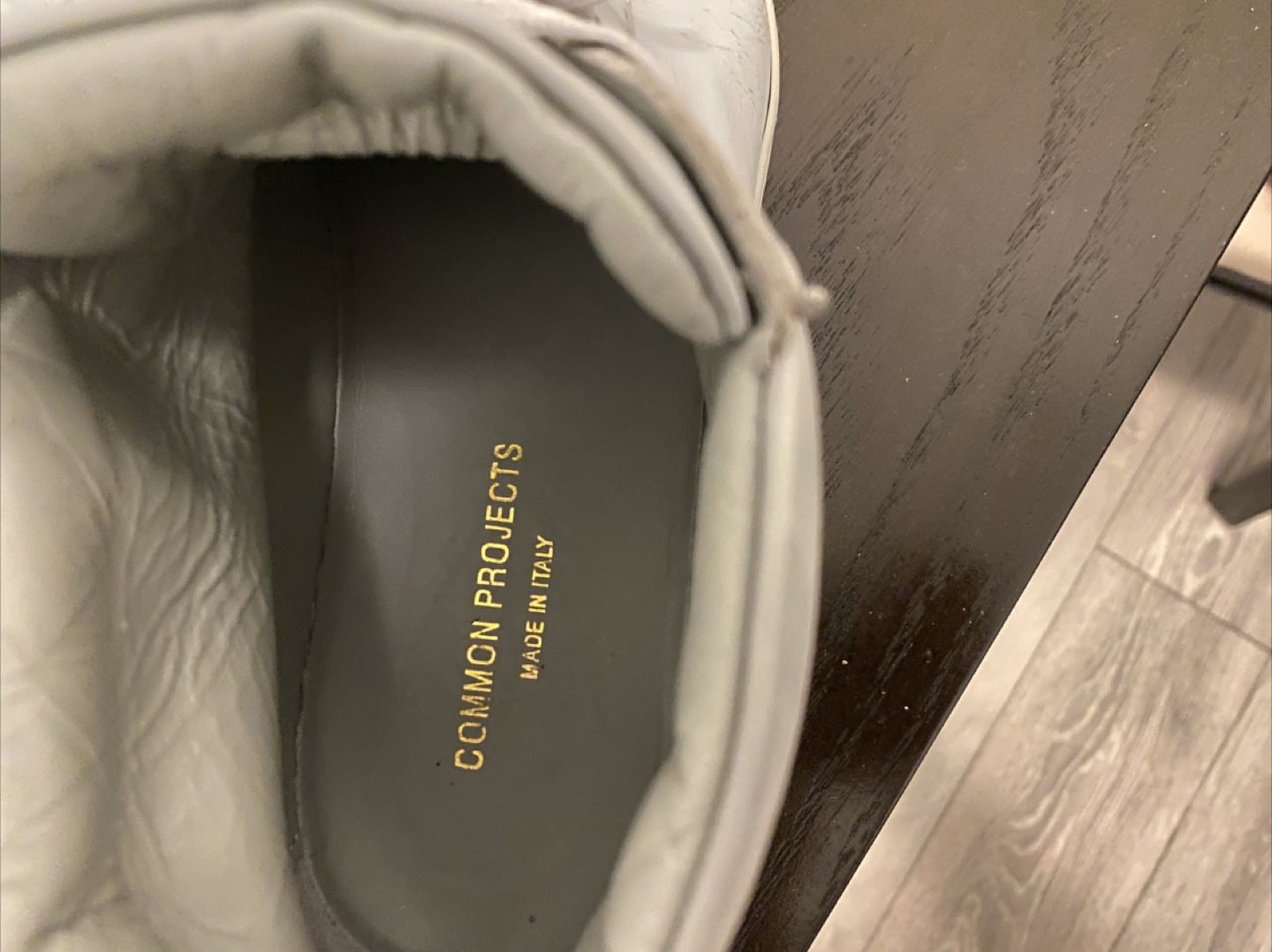 Common Projects offWhite Leather Sneakers Size 41 - photo 4