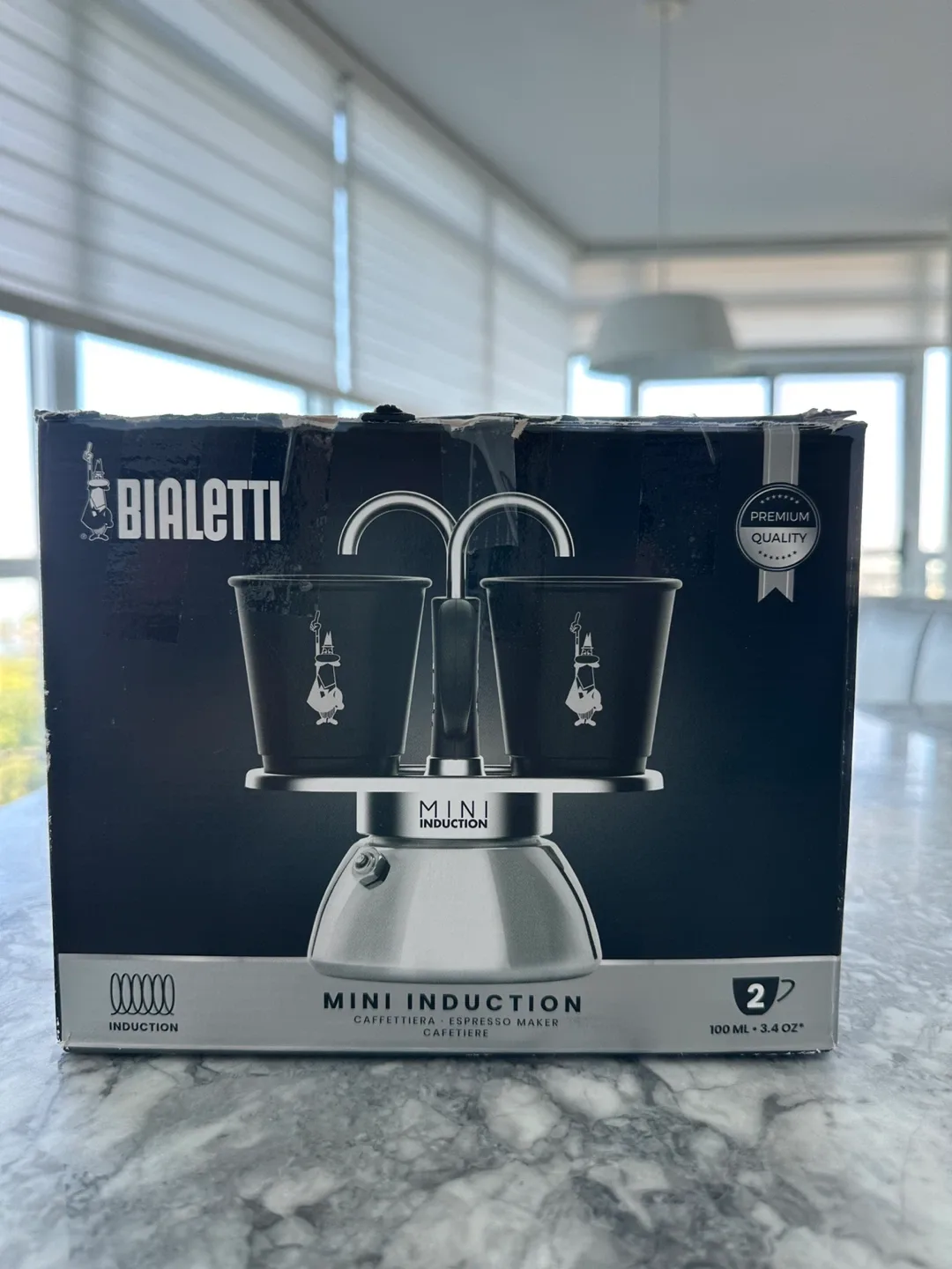 Bialetti Mini Induction Espresso Maker - New in Box! thumbnail