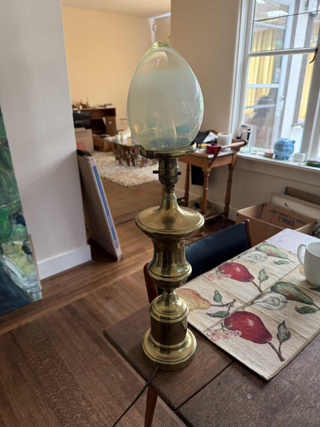 Vintage Brass Table Lamp