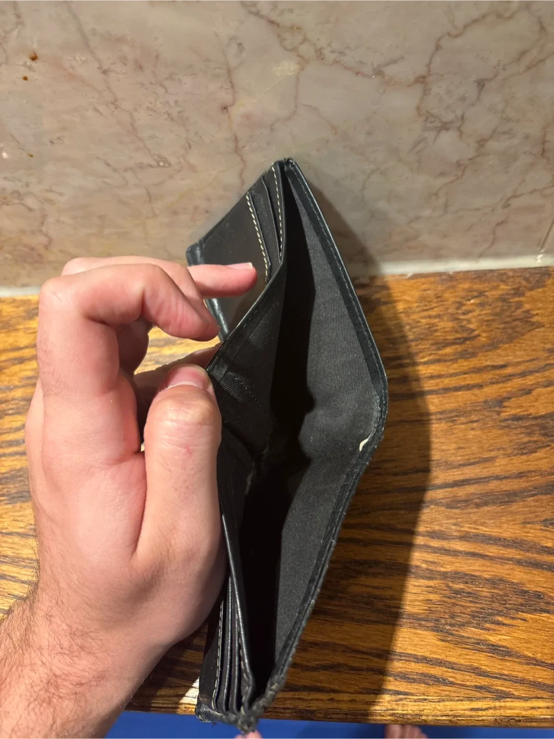 Black Leather Wallet image indicator(4)