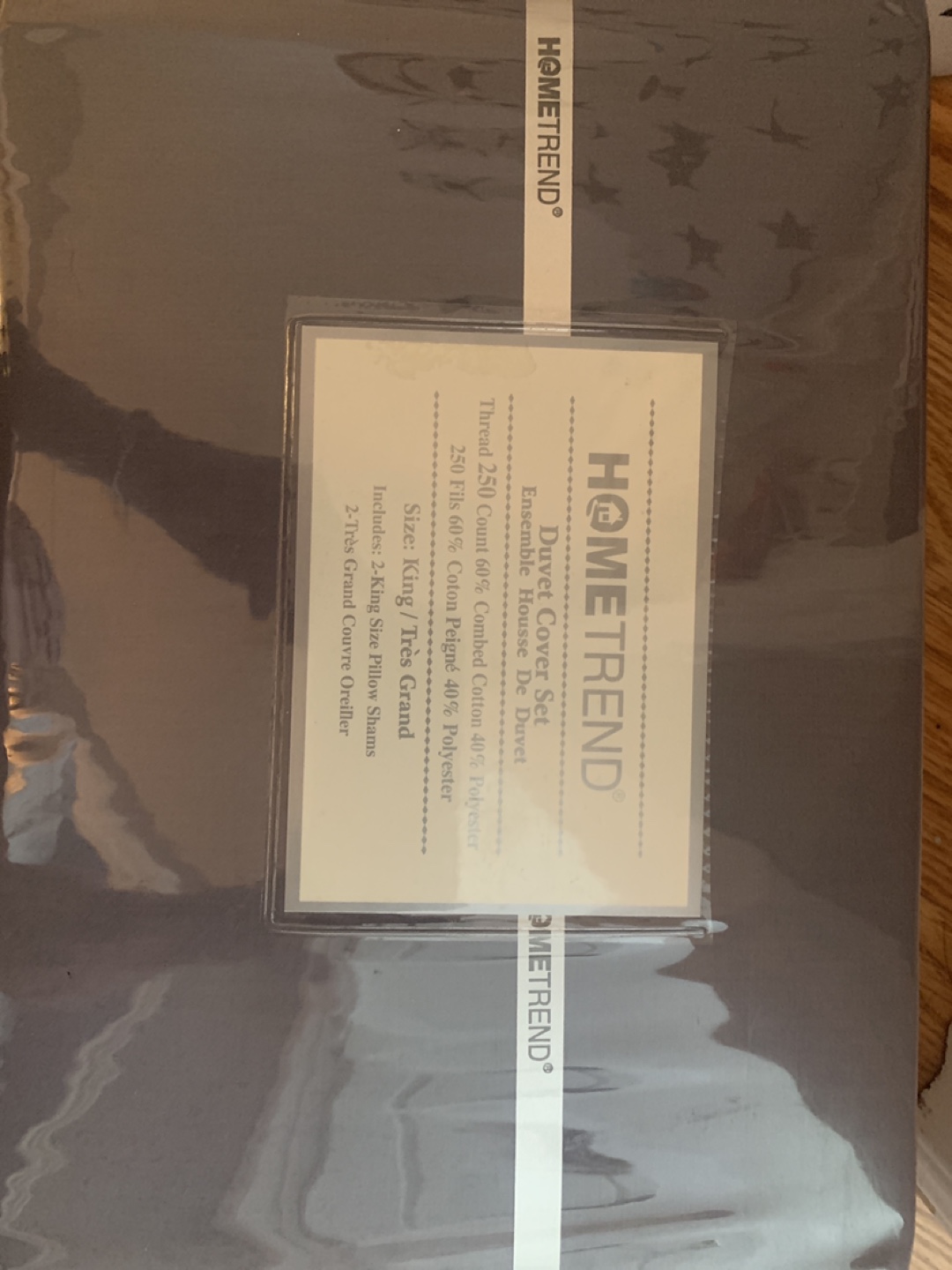 Home Trend King Size Duvet Cover Set