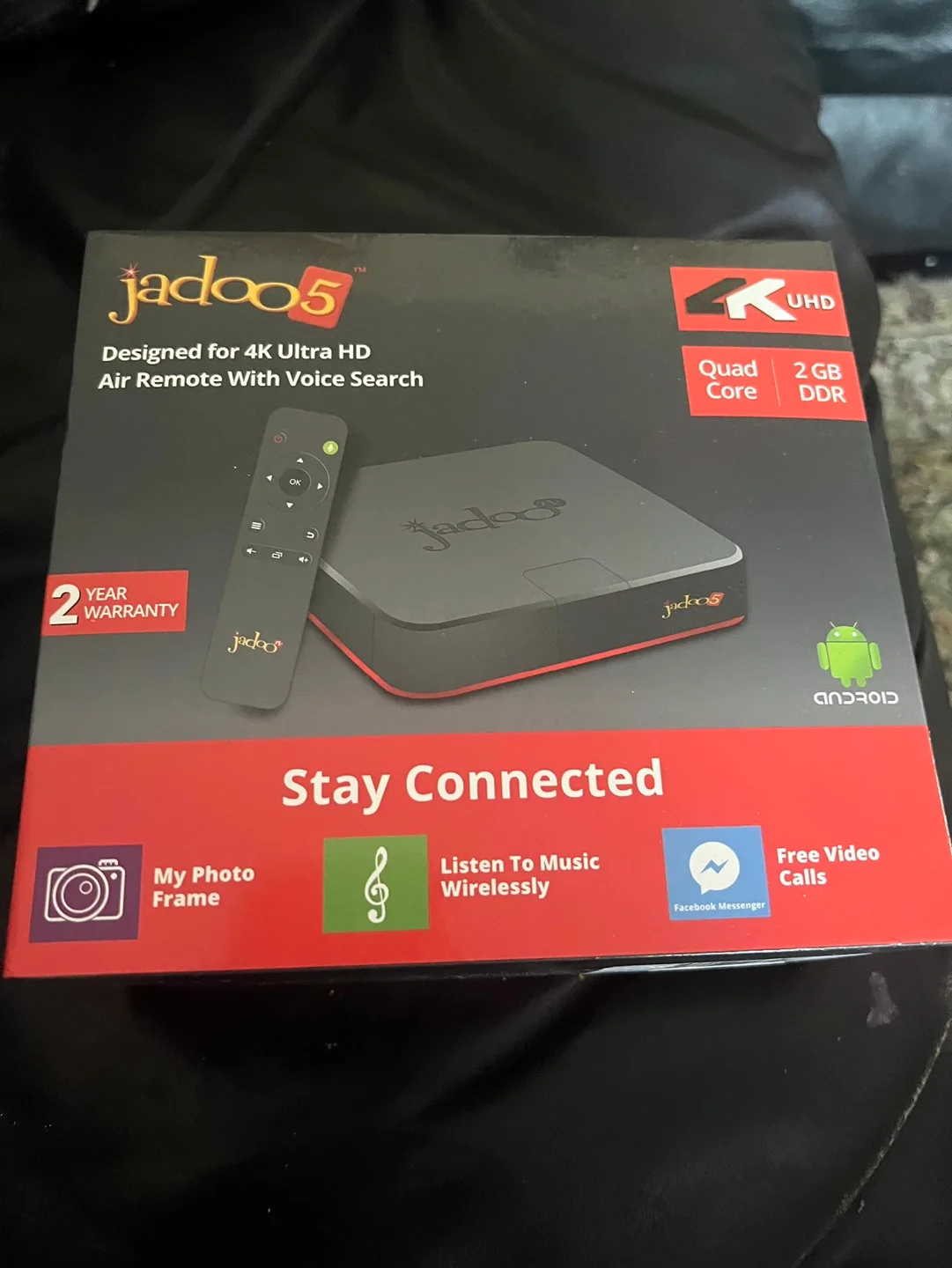 New Jadoo 5 Android TV Box - 4K Ultra HD thumbnail