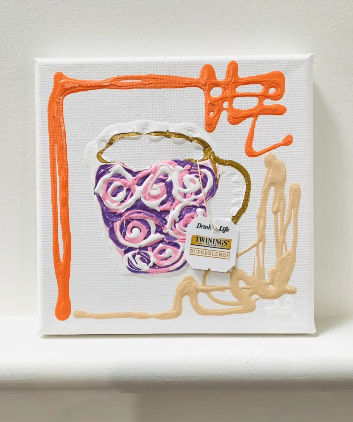 Art - Painting - Tea Cup - Original thumbnail