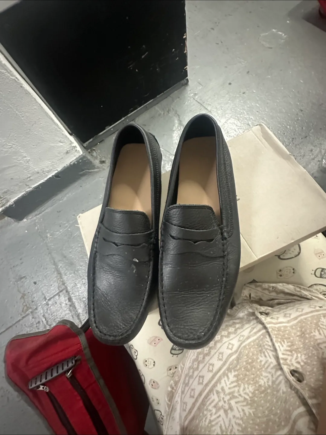 Lacoste Black Leather Loafers image indicator(4)
