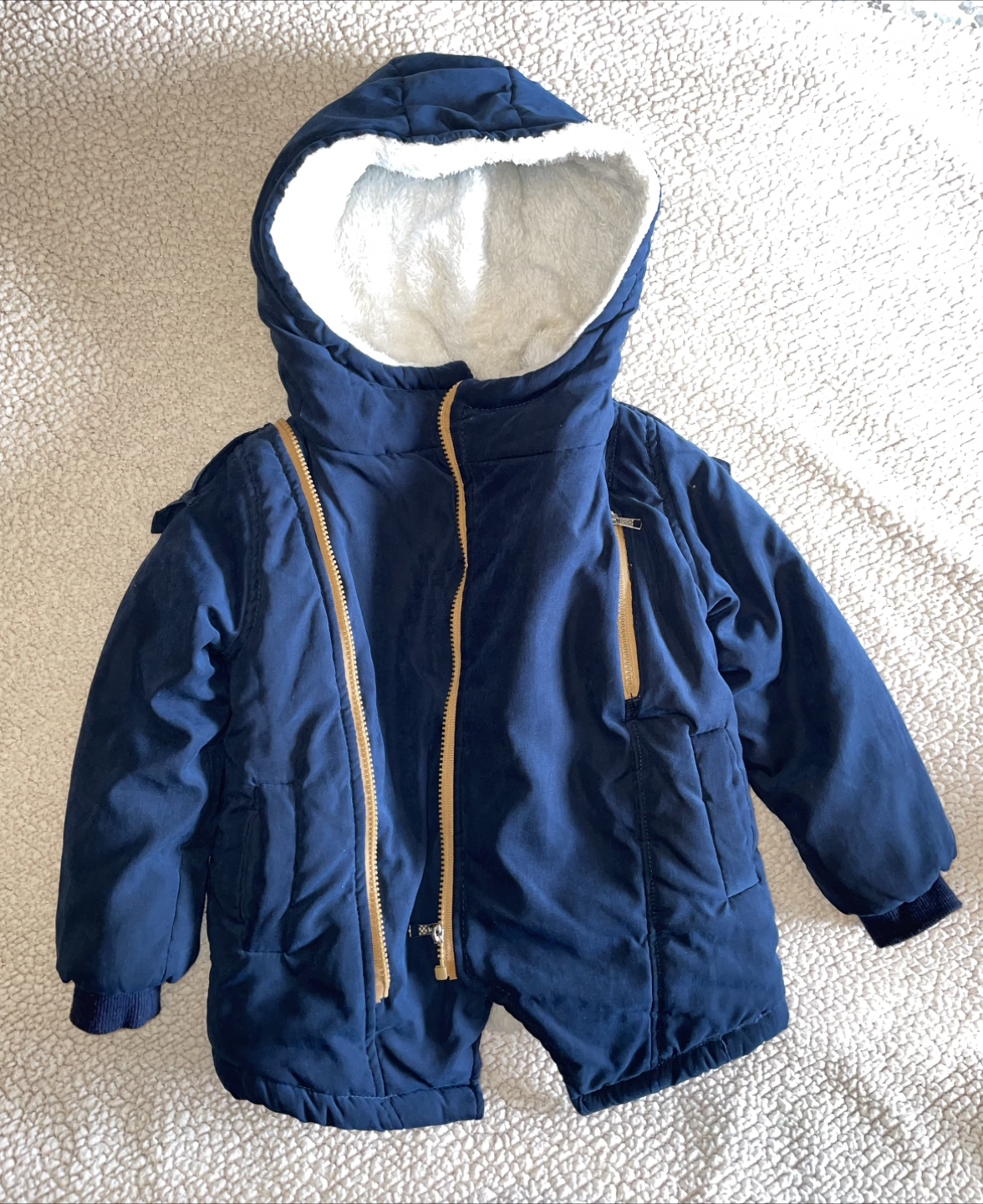 Blue kids coat. Size 4/5