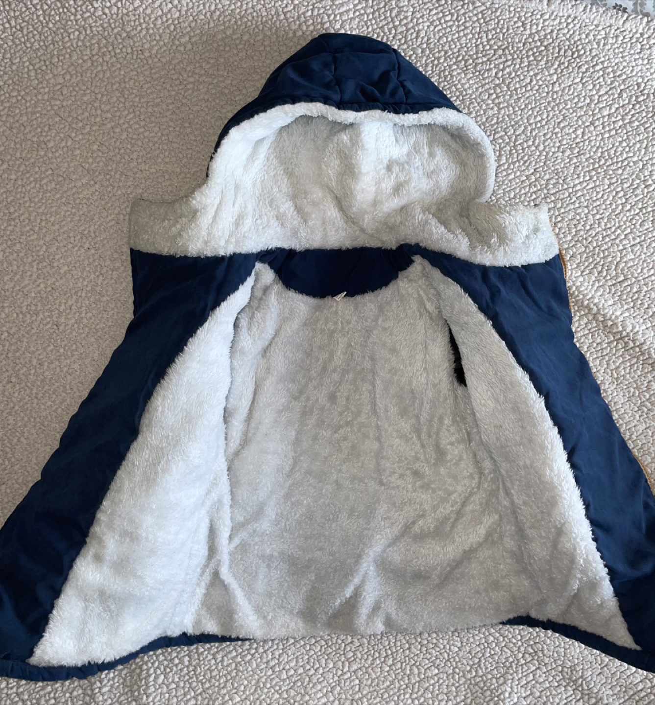 Blue kids coat. Size 4/5 - photo 2
