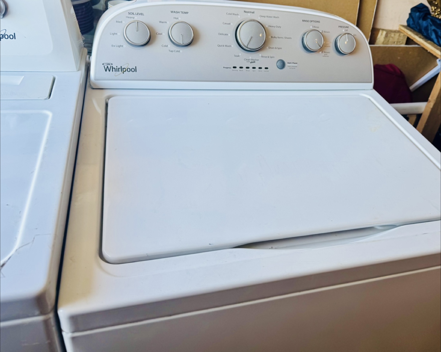 Whirlpool Washing Machine and Dryer 6 months warranty - photo 2
