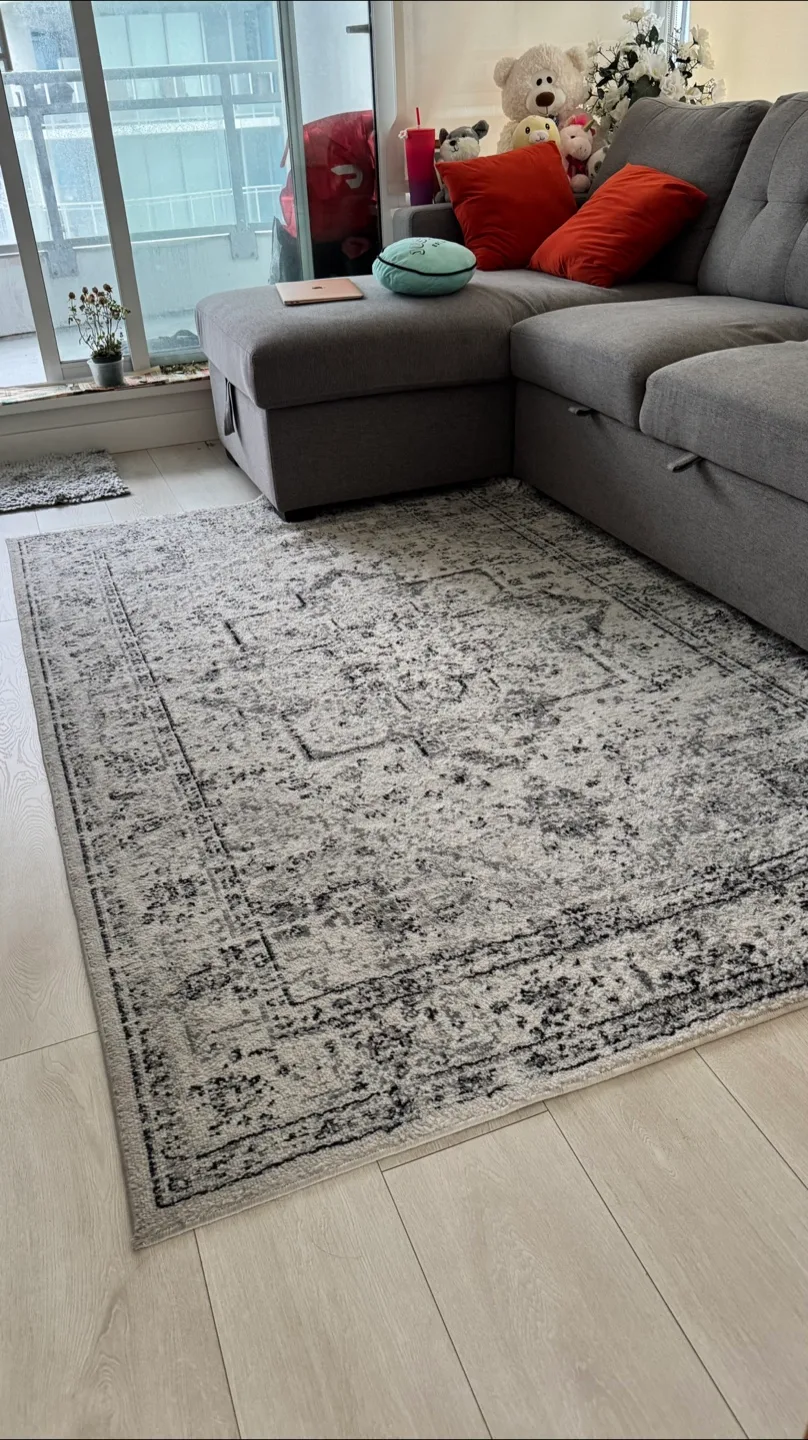 Area Rug - Grey Patterned
