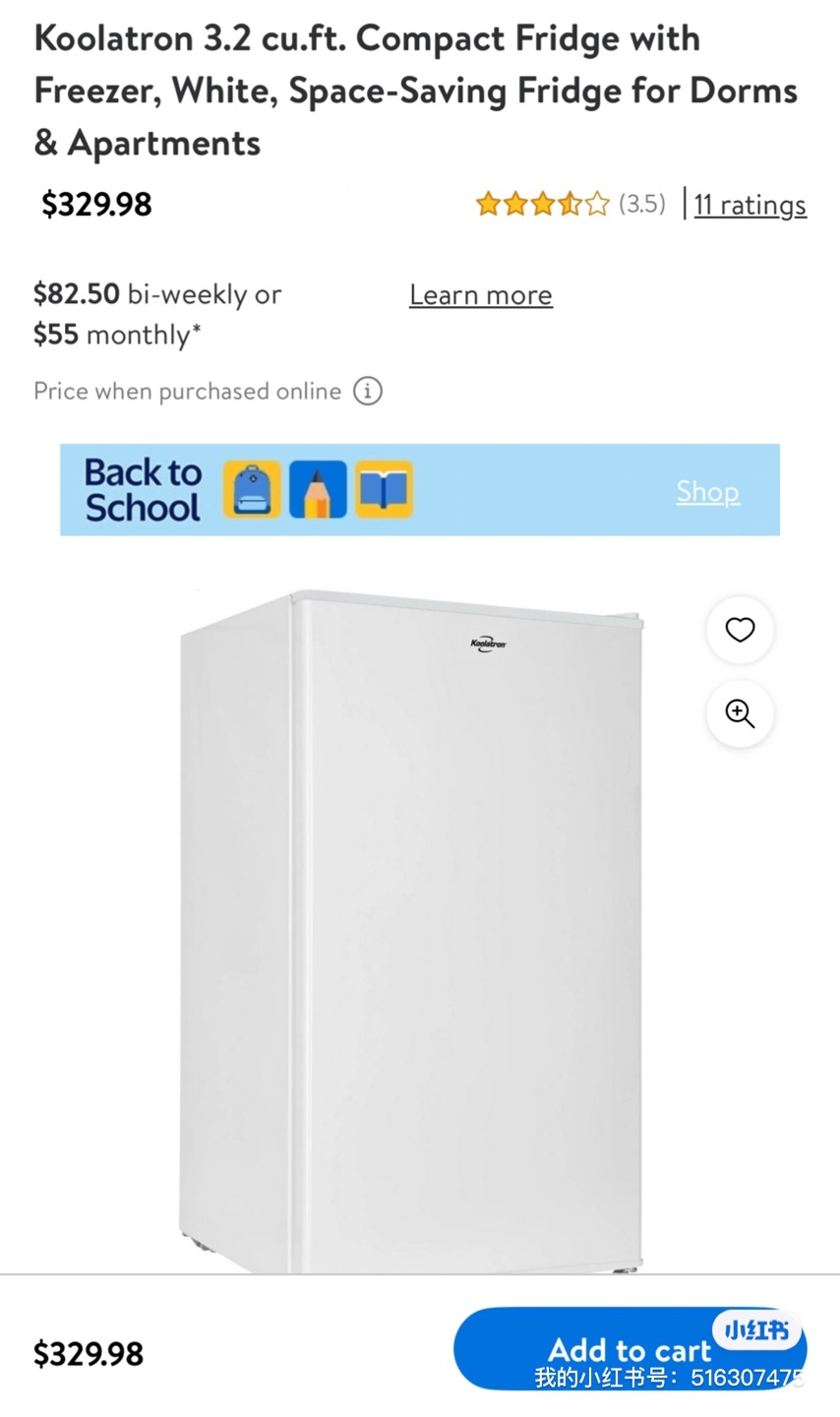 Koolatron 3.2 cu.ft. Compact Fridge - White