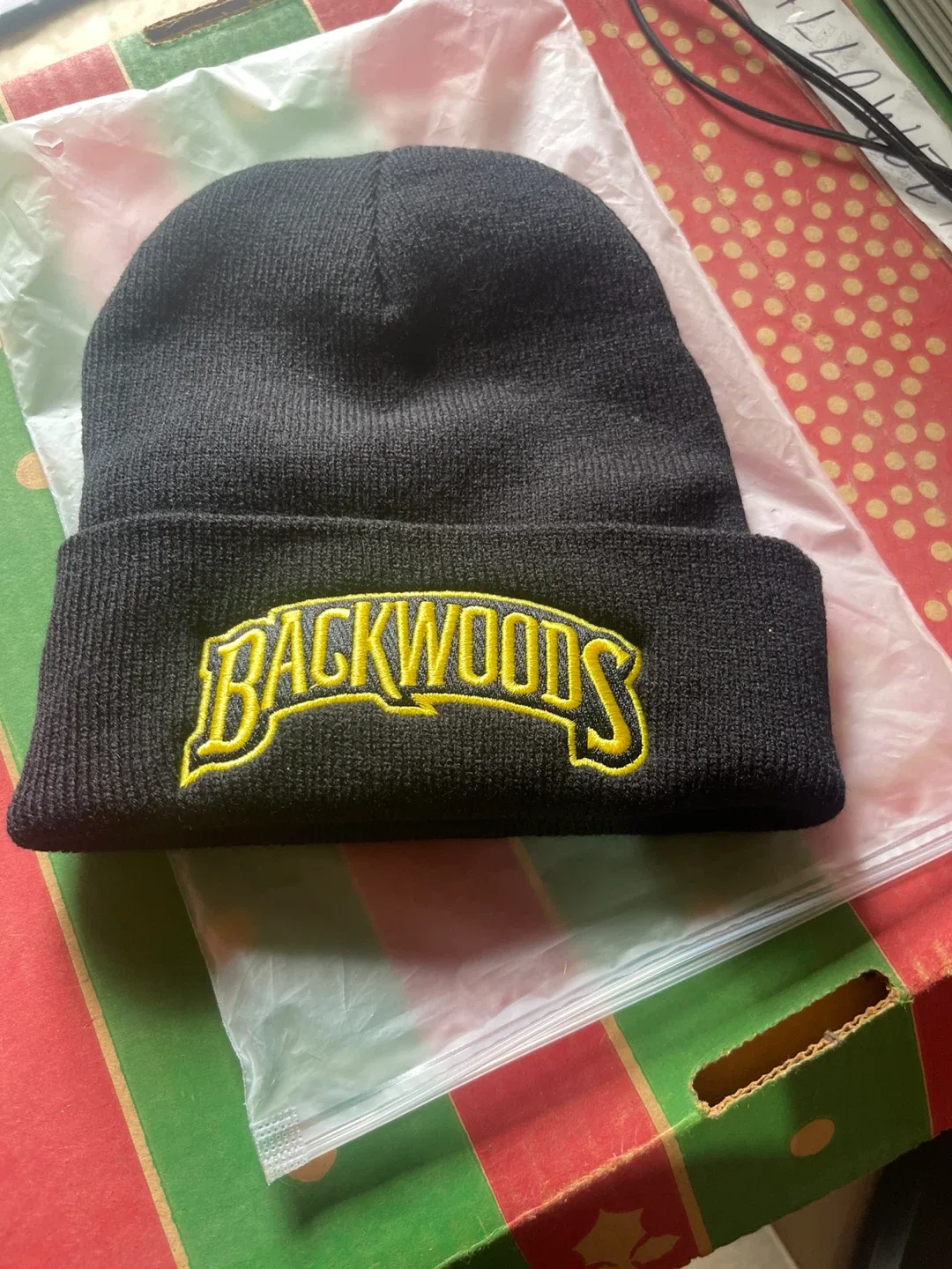 Backwoods Black Beanie thumbnail