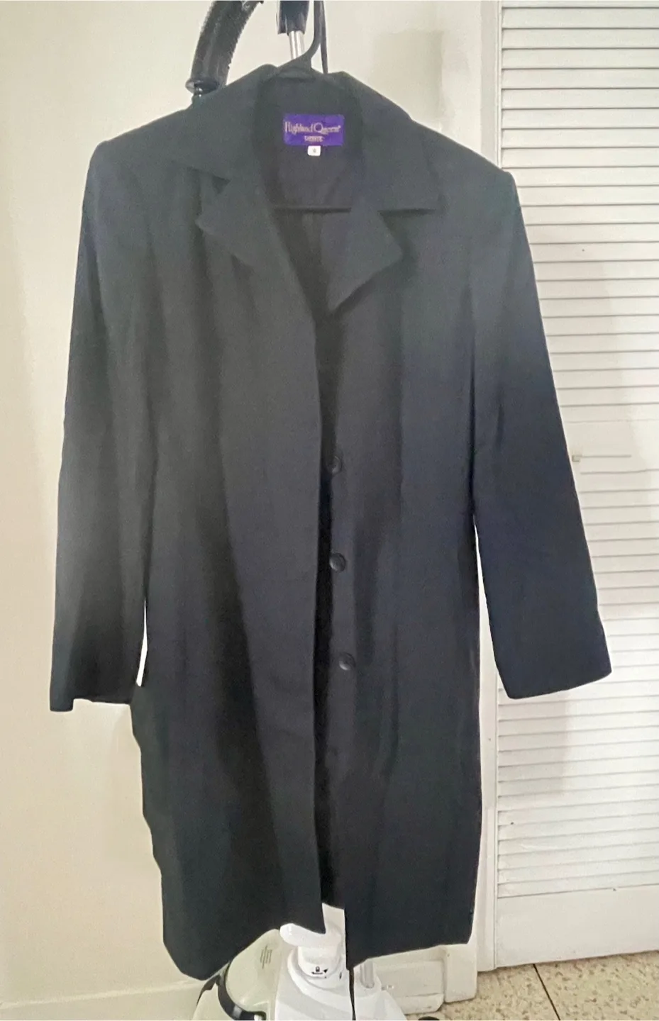 Highland Queen Petite dark blue Coat - Size 6 thumbnail