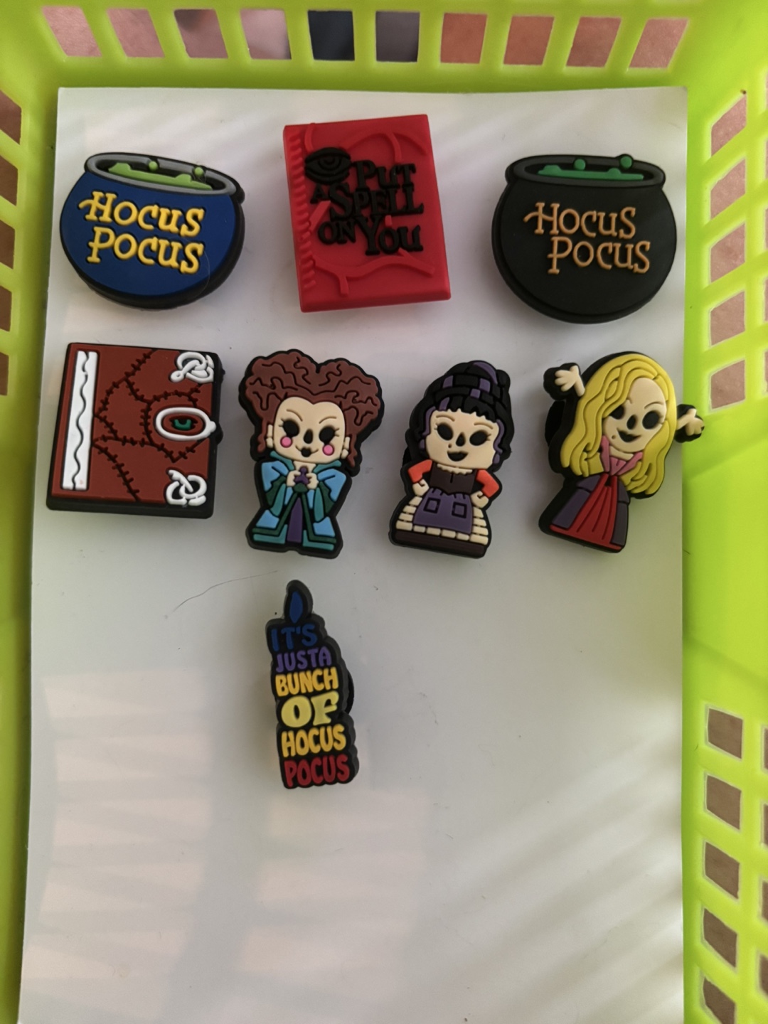 Hocus Pocus Jibbitz Charms - Set of 8