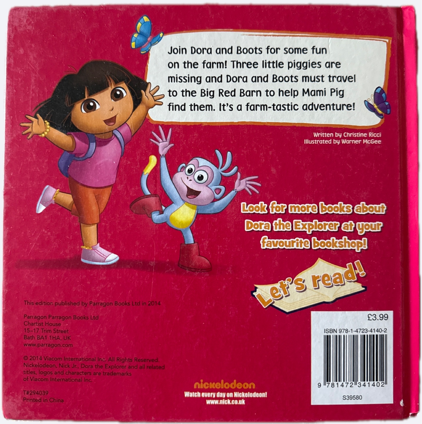 Dora the Explorer: Dora's Farm Rescue Book - photo 2