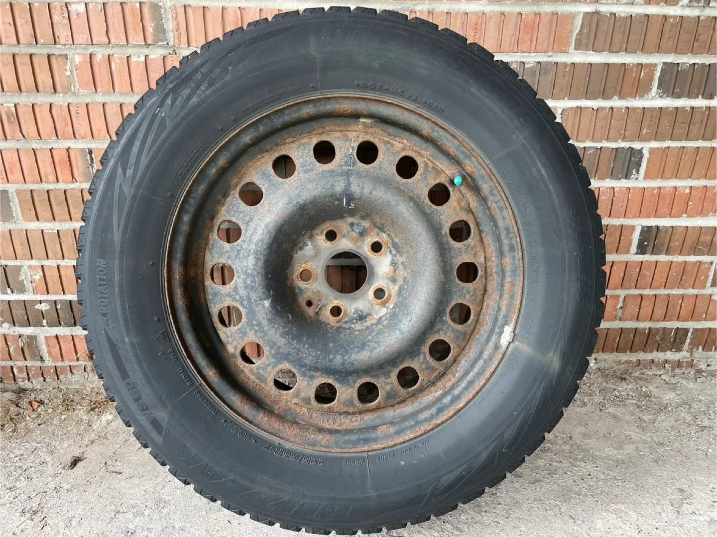 Winter Tires on Steel Rims - TWO sets thumbnail