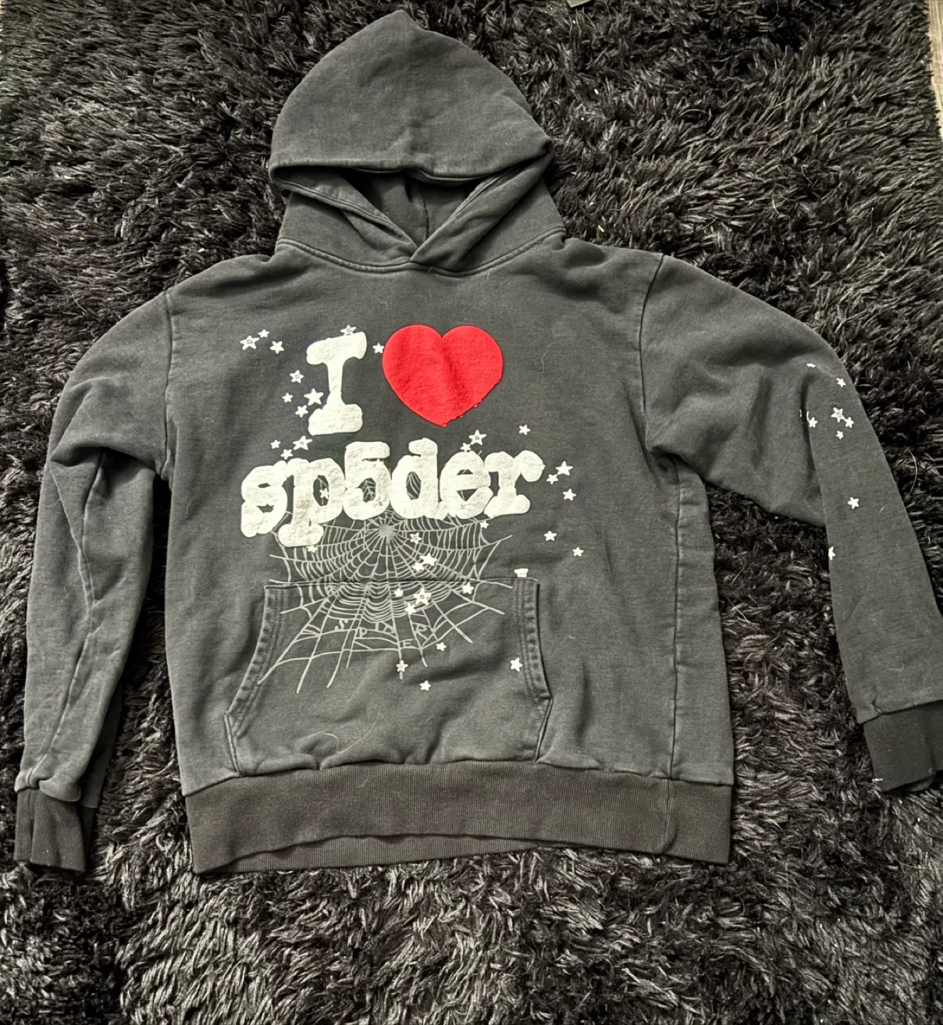 Sp5der Hoodie - Black thumbnail