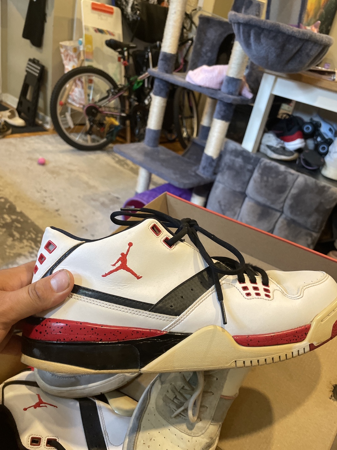 Jordan Flight 45 High Sneakers, Size 12