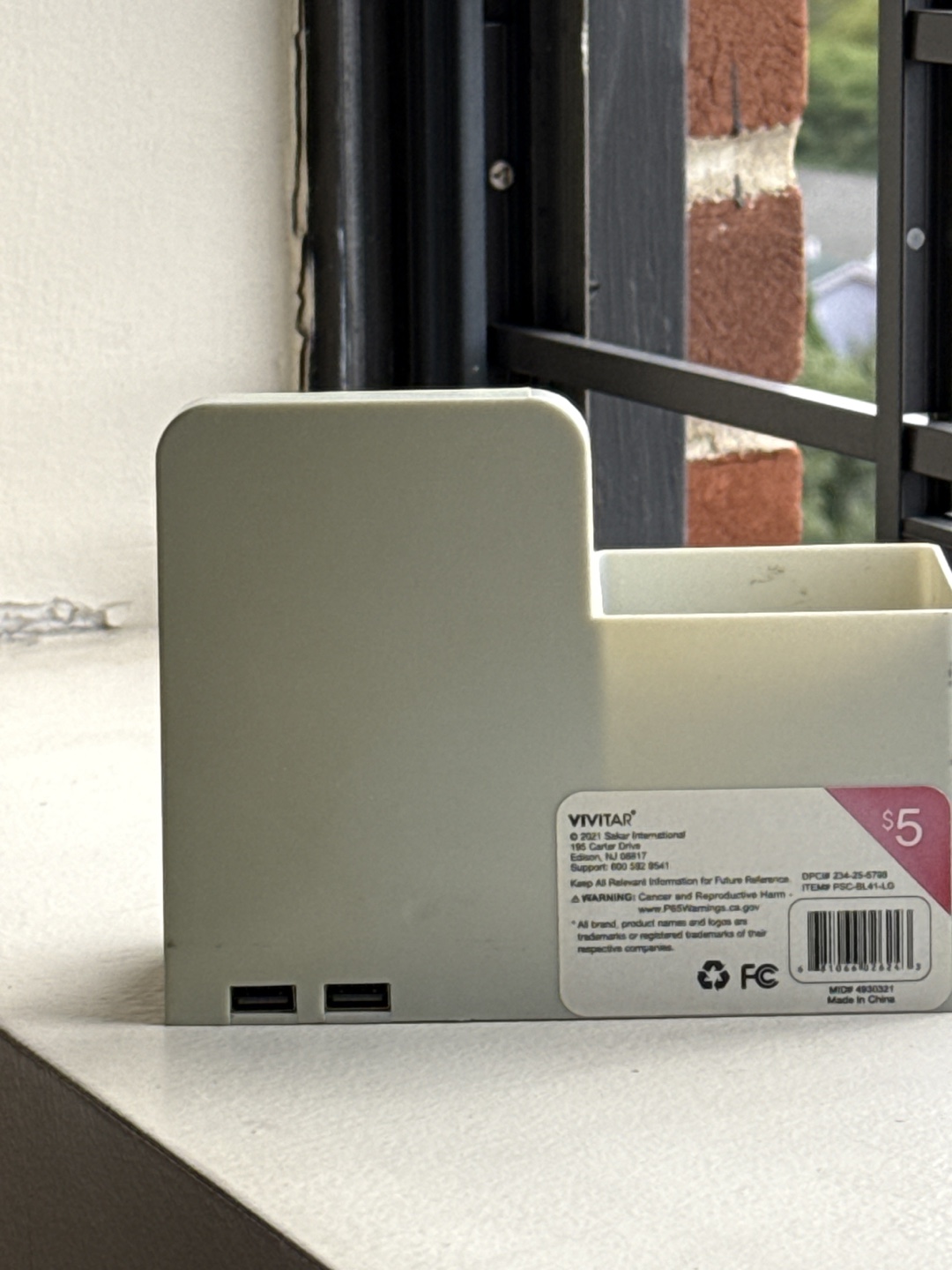Vivitar Desk Organizer - Gray - photo 2
