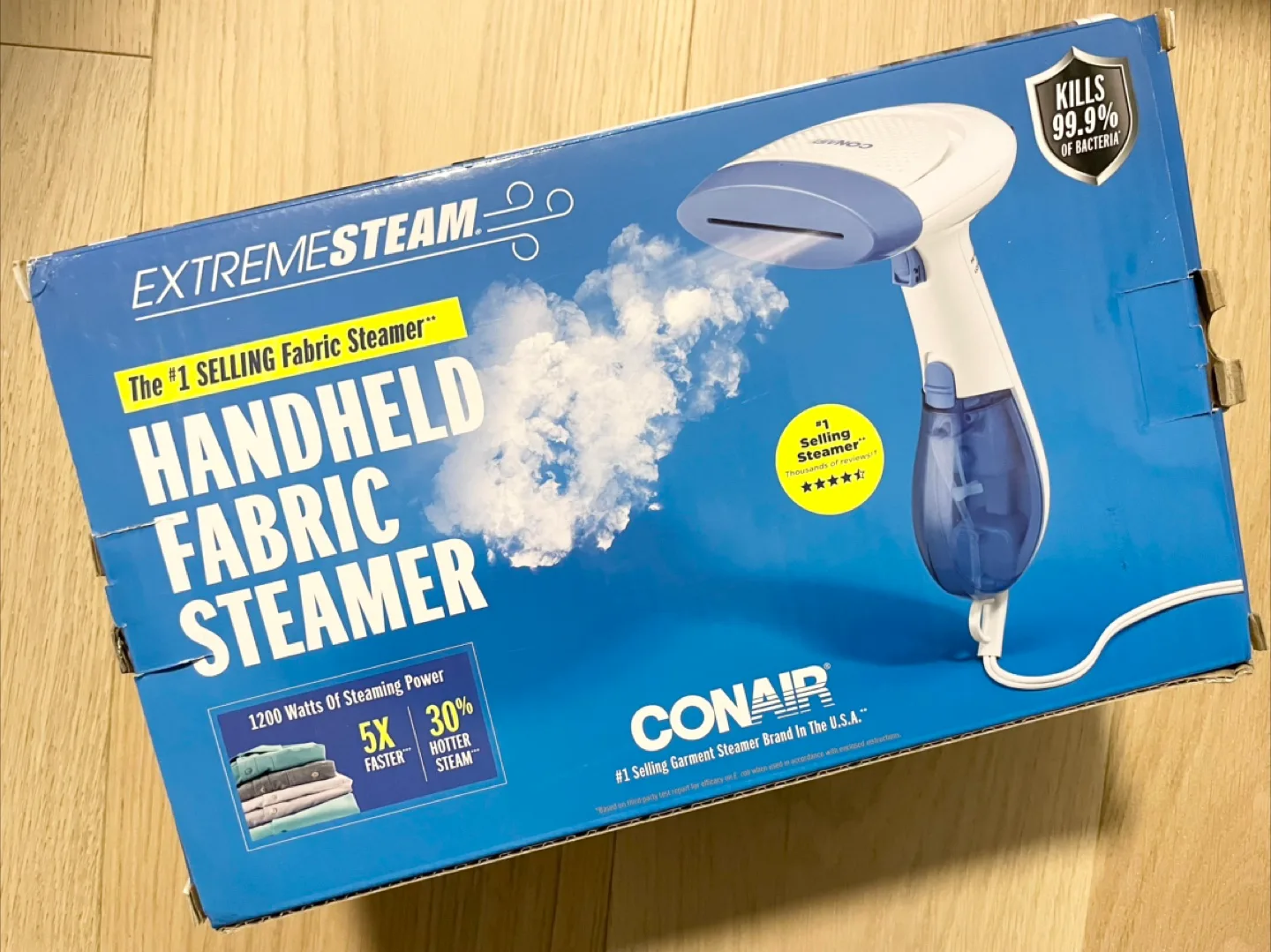 CONAIR Extreme Steam Handheld Fabric Steamer. Model GS23X thumbnail