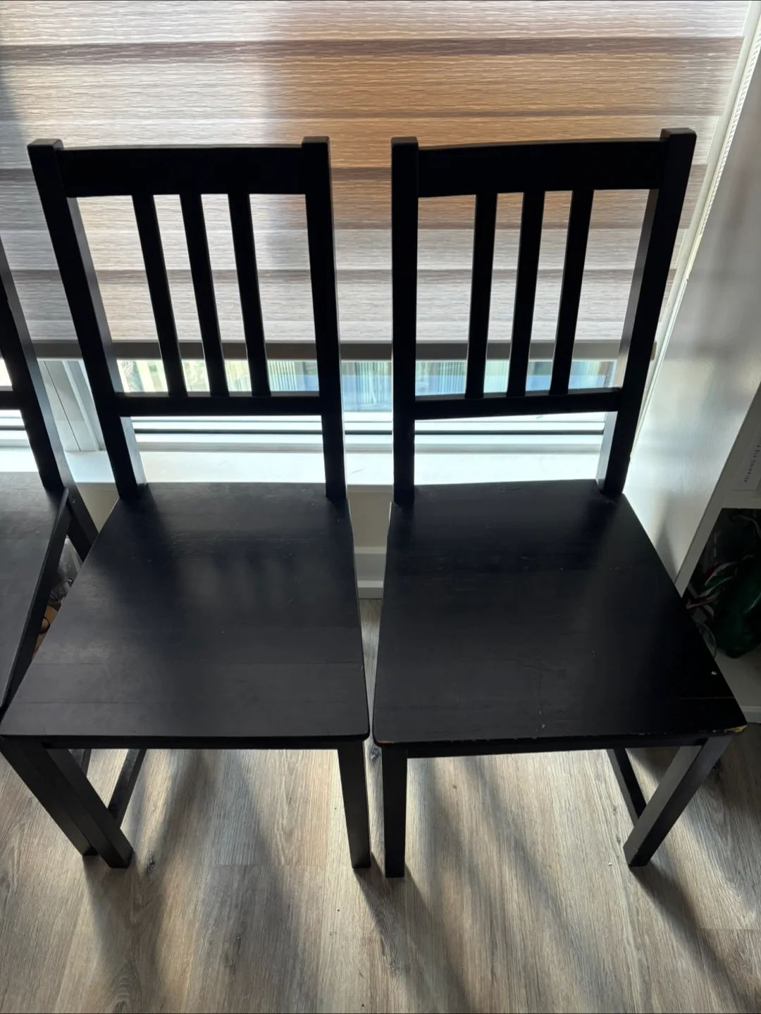 Set of 4 IKEA STEFAN Chairs image indicator(2)