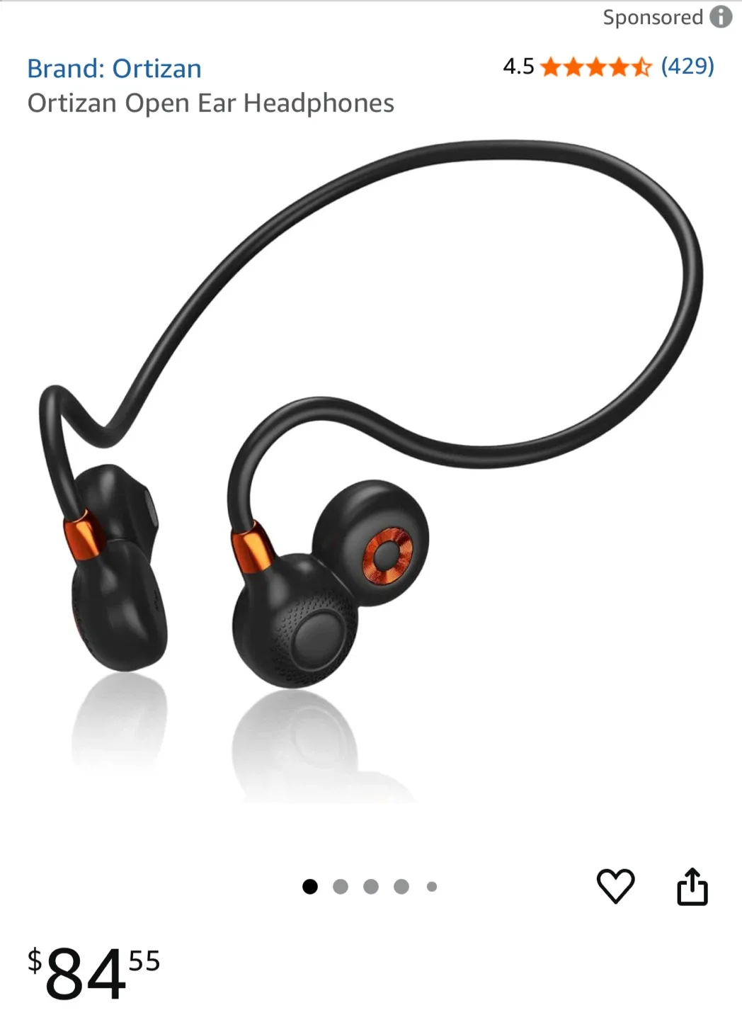 New! Ortizan Open Ear Headphones thumbnail