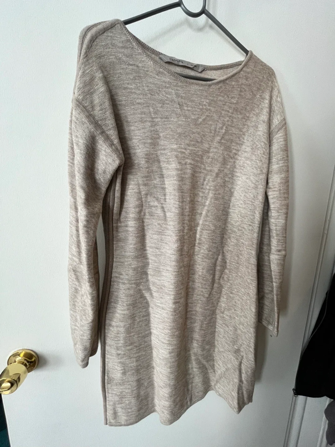 Athleta Beige Tunic Dress - Size Small thumbnail