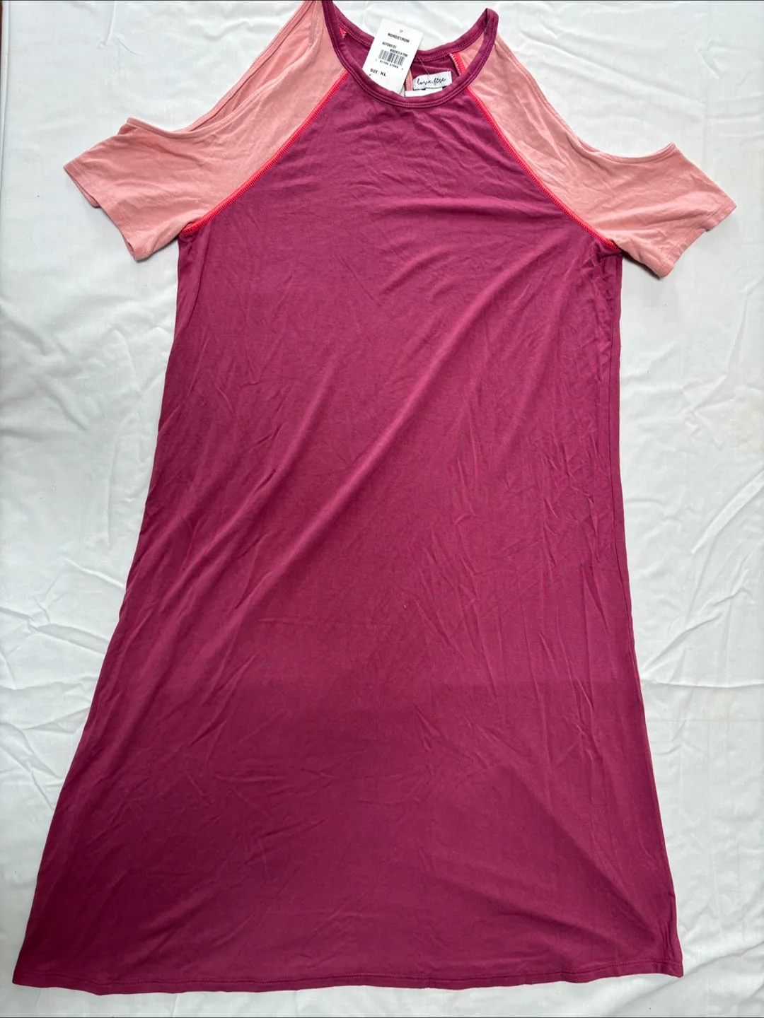 Love Fire Magenta Pink Dress - XL thumbnail