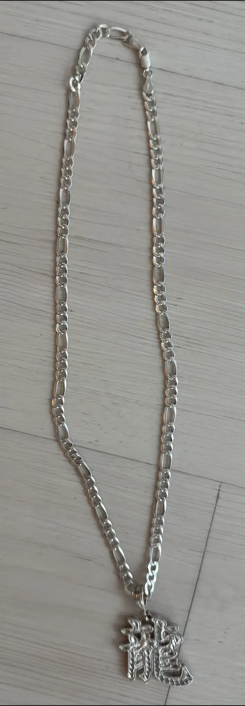 925 silver necklace and pendant thumbnail