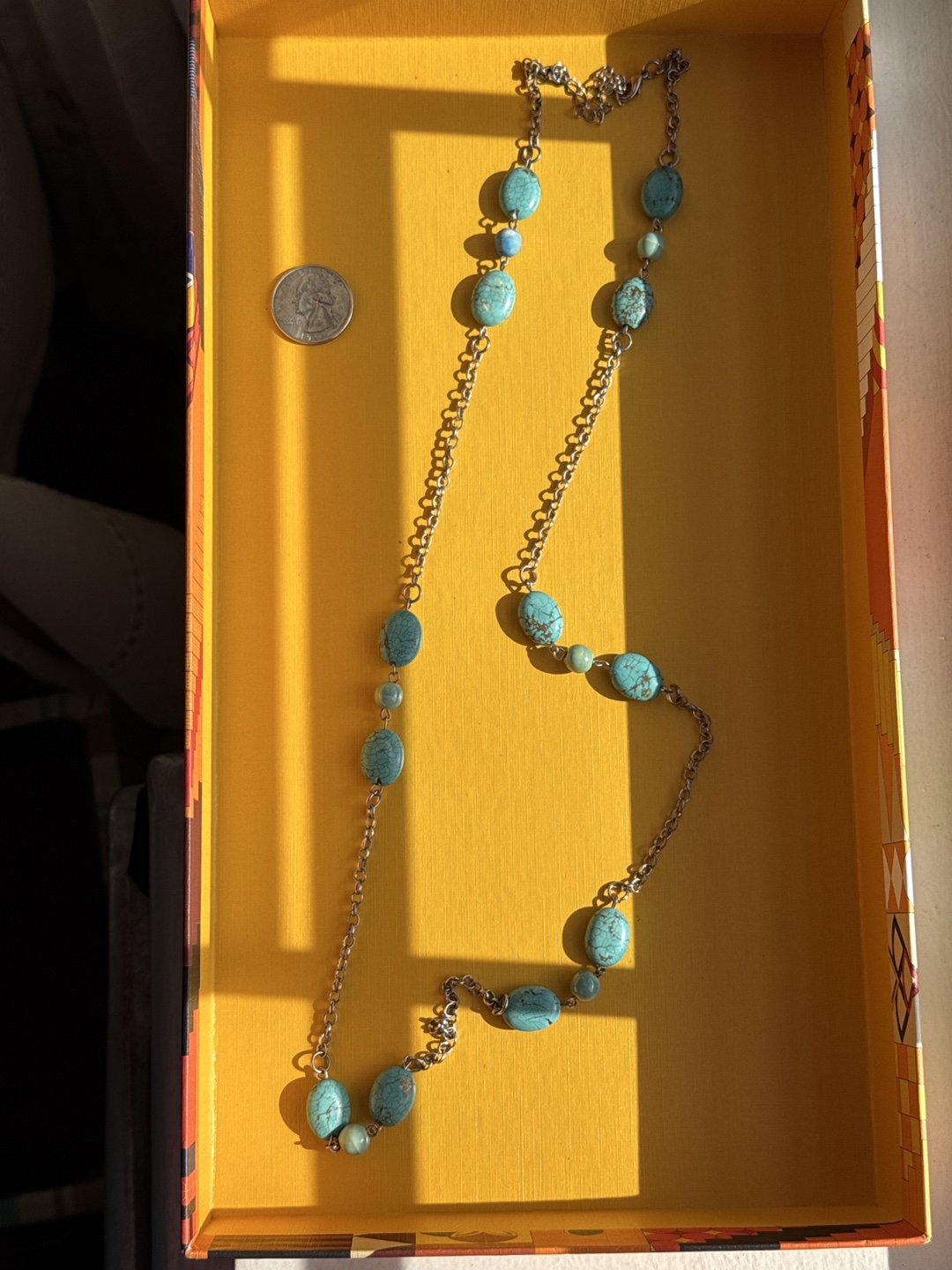 Turquoise Beaded Necklace