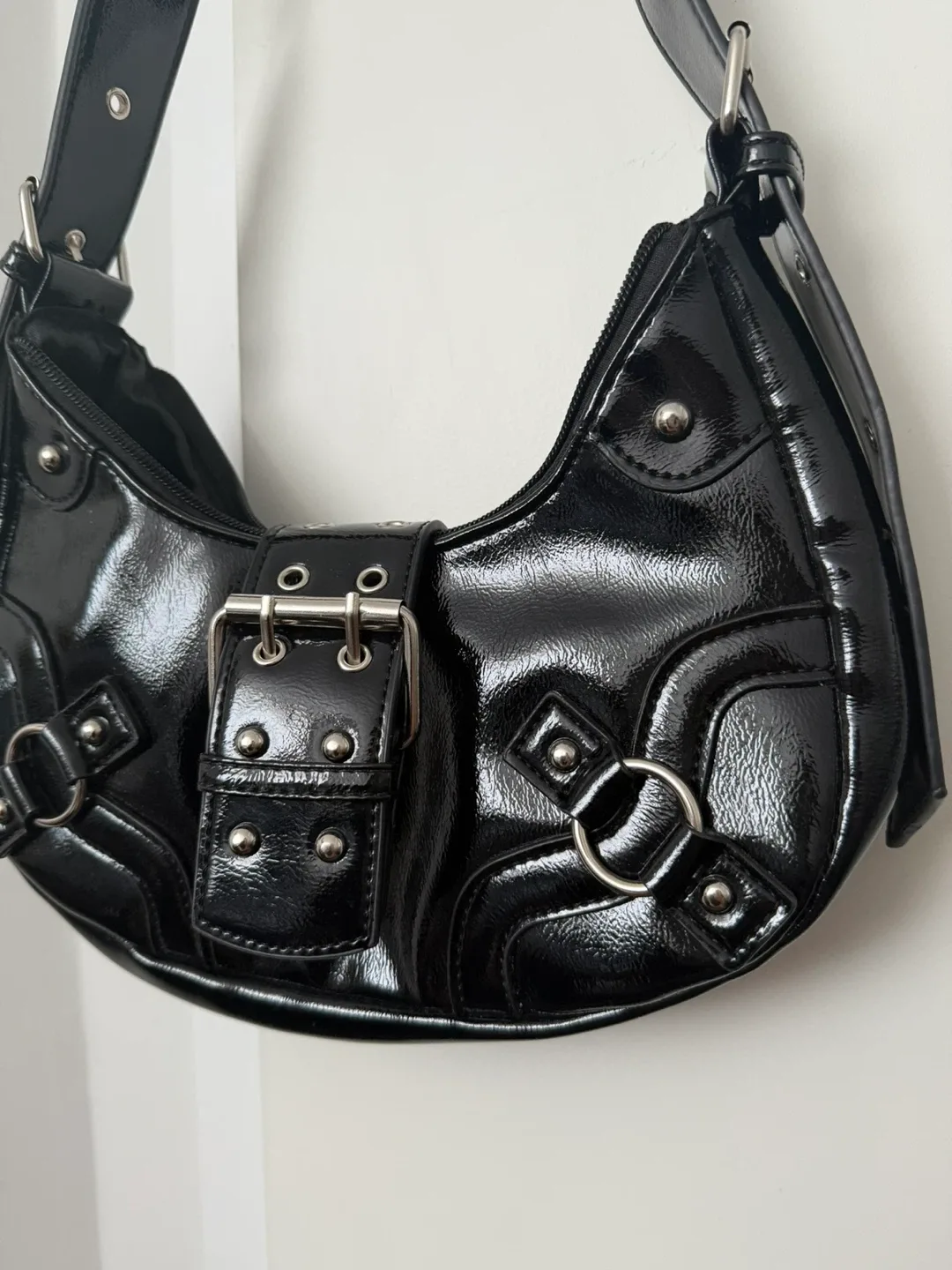 Black Y2K Shoulder Bag image indicator(2)