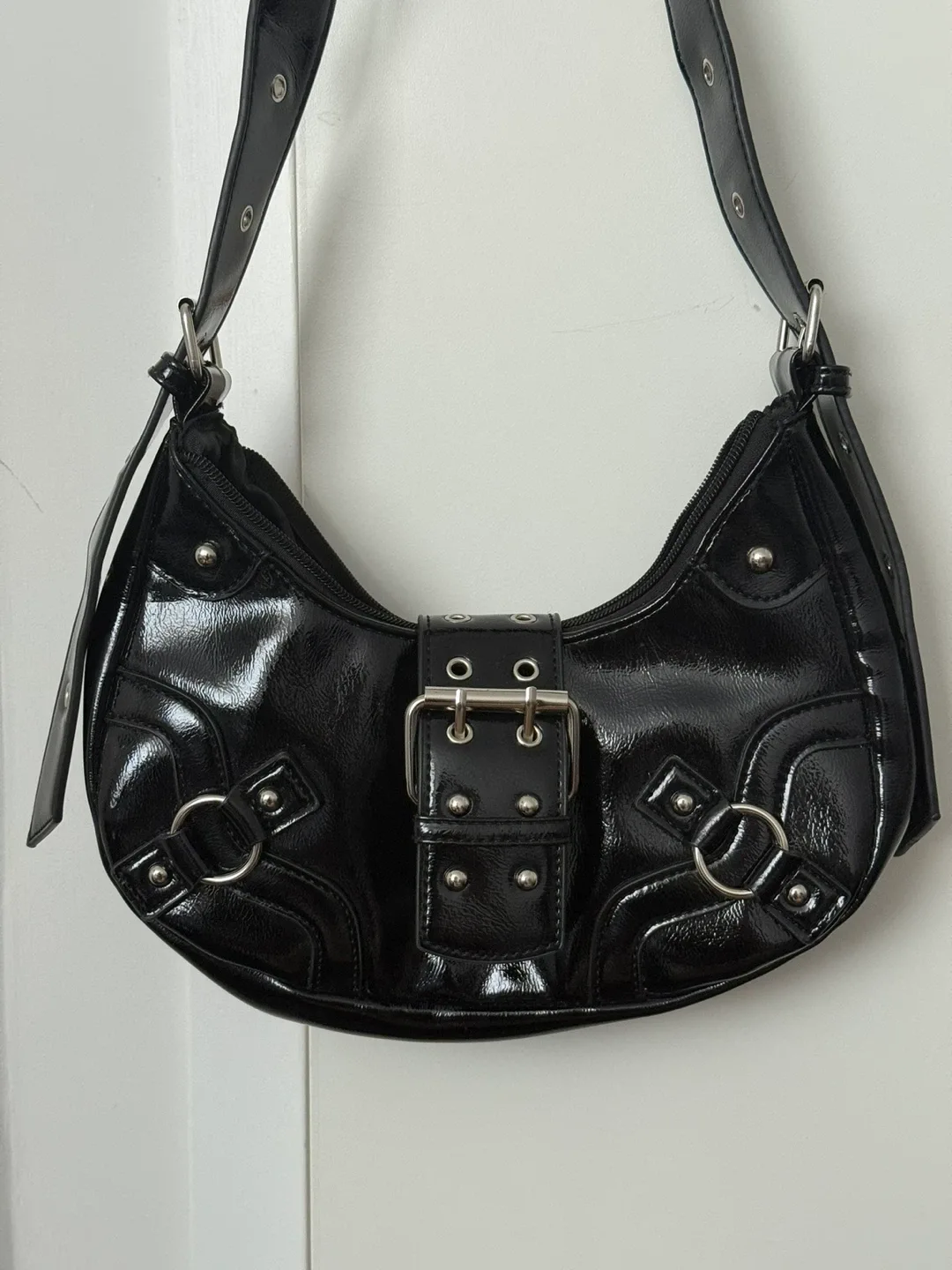 Black Y2K Shoulder Bag