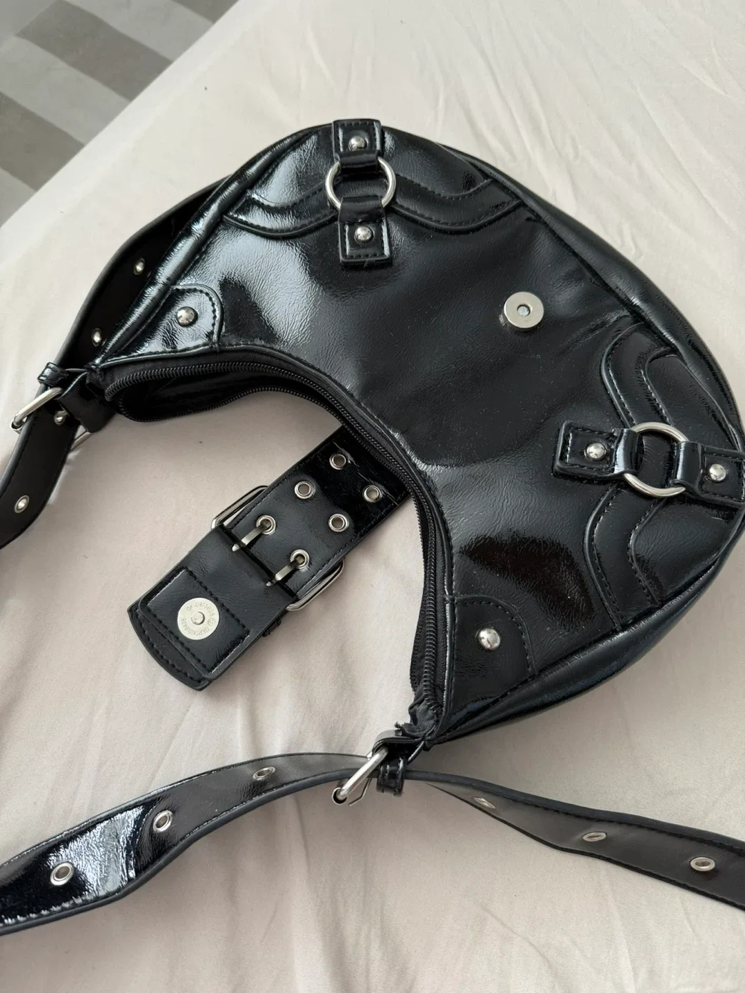 Black Y2K Shoulder Bag image indicator(4)