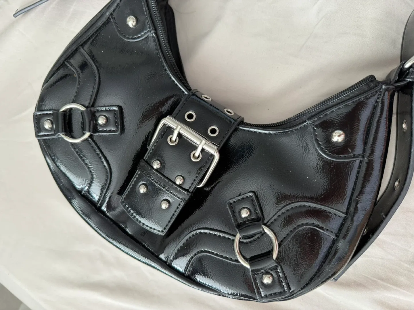 Black Y2K Shoulder Bag image indicator(6)