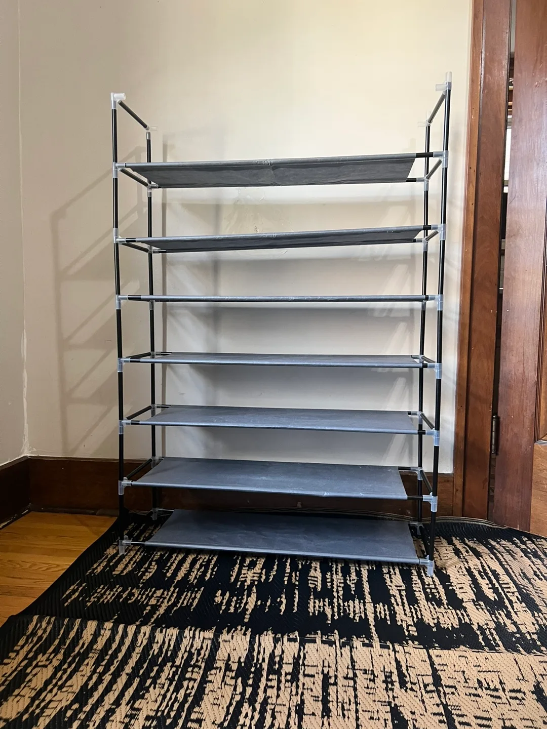 7-Tier Shoe Rack - Grey thumbnail