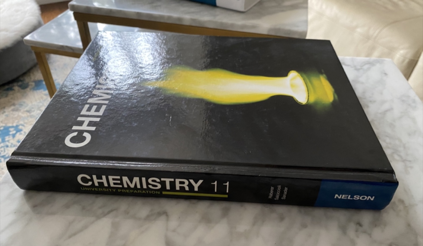 Chemistry 11 University Preparation Textbook - photo 2