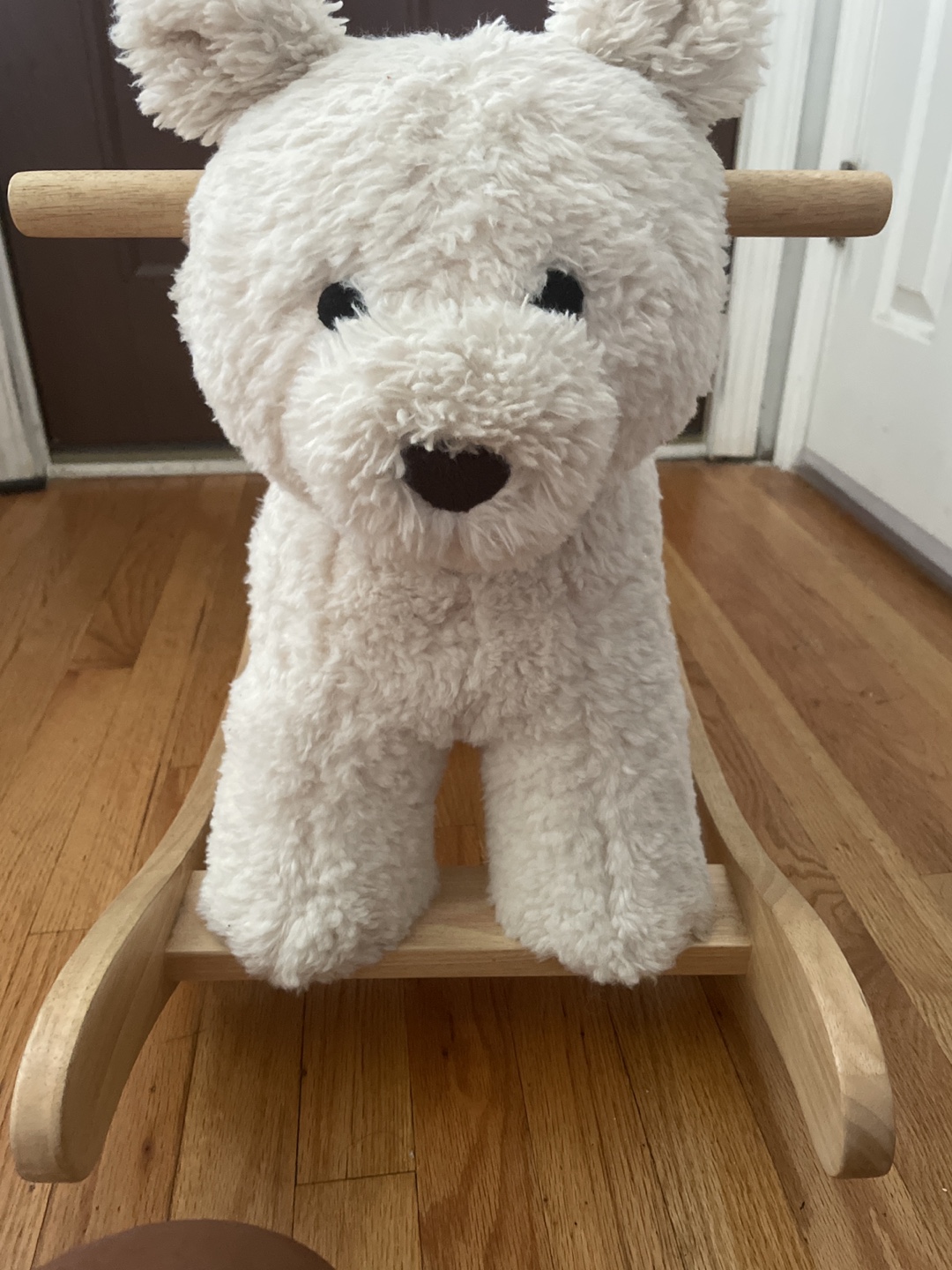 Pottery Barn Kids White Rocking Horse
