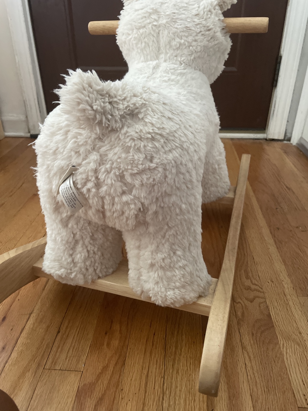 Pottery Barn Kids White Rocking Horse - photo 4