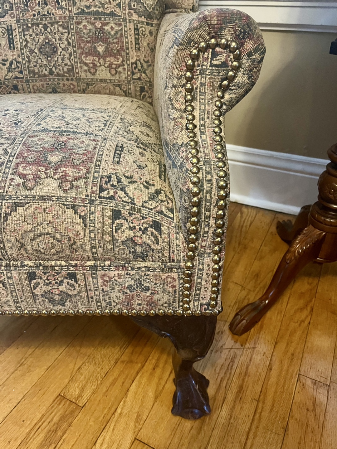2 Upholstered Wingback Chairs - photo 3