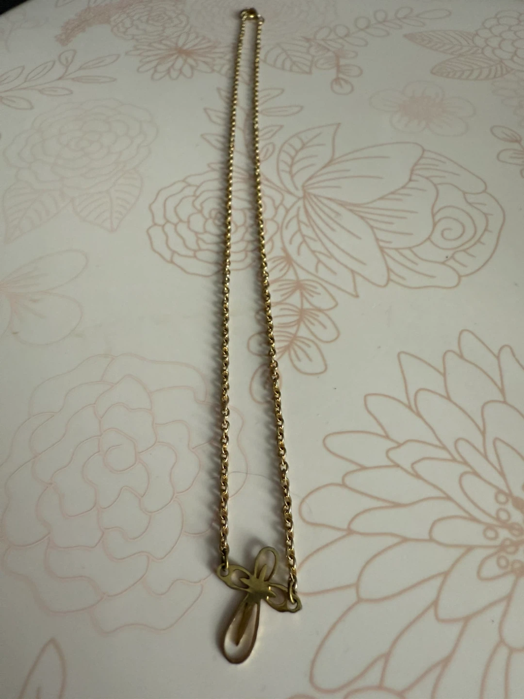 Gold Cross Pendant Necklace - photo 3