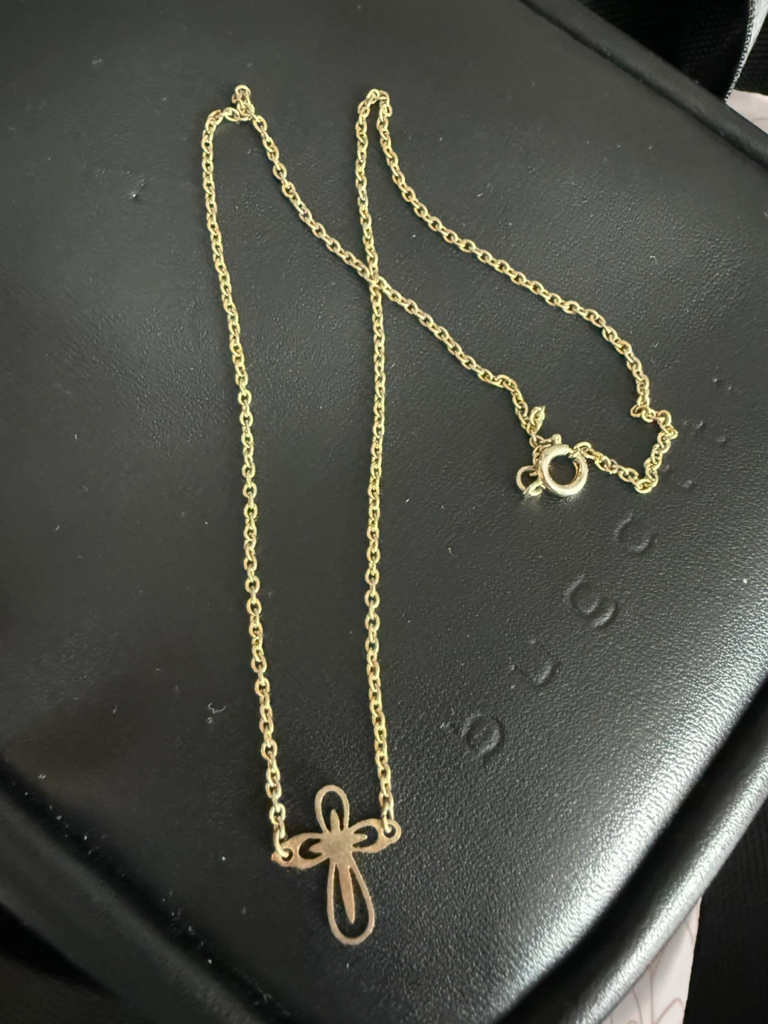 Gold Cross Pendant Necklace - photo 4