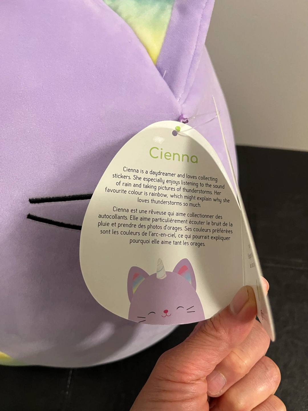Squishmallow Cienna Cat Unicorn Plush - photo 2