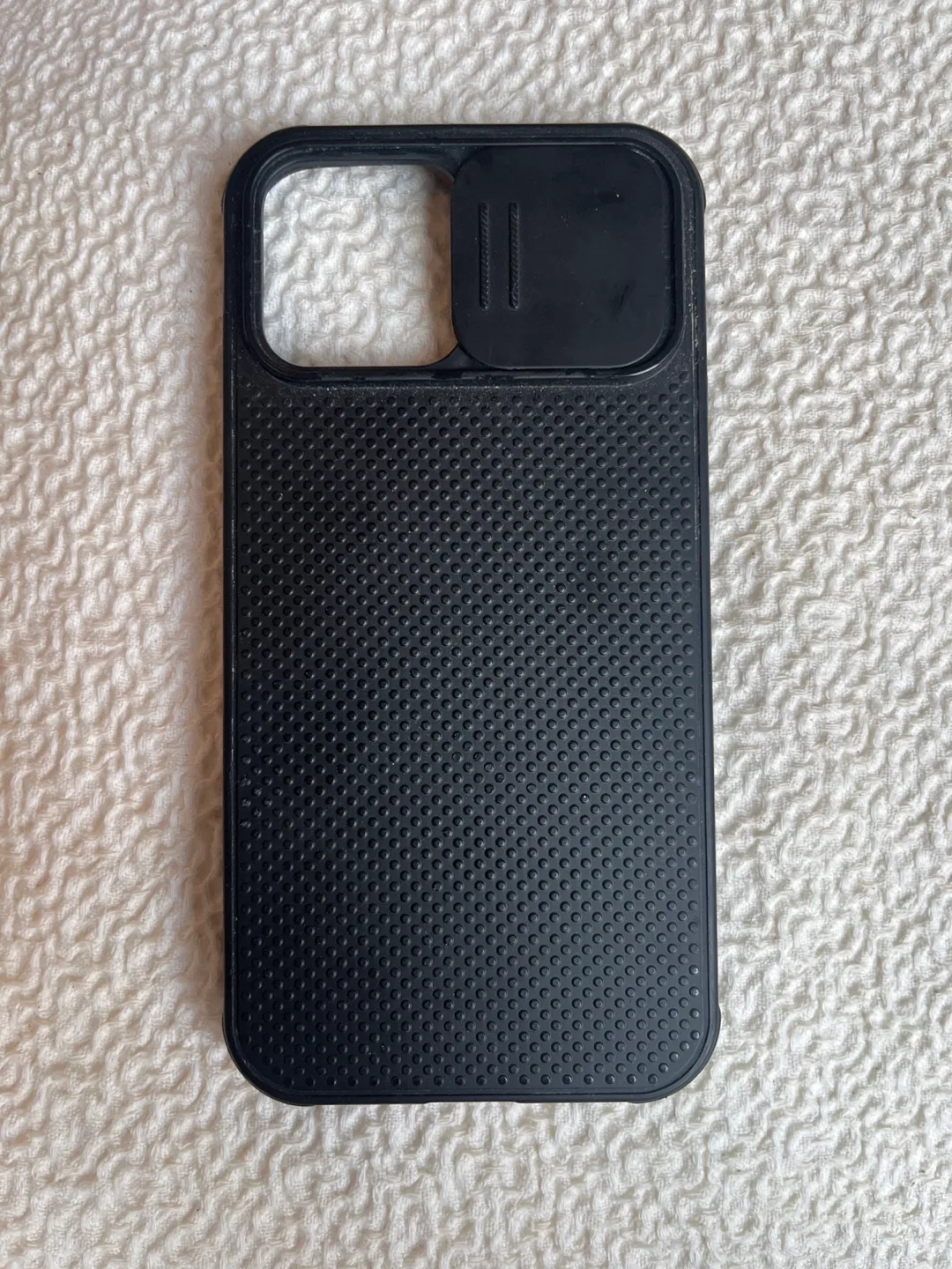 Black iPhone 13 Pro Max Case with Camera Cover thumbnail