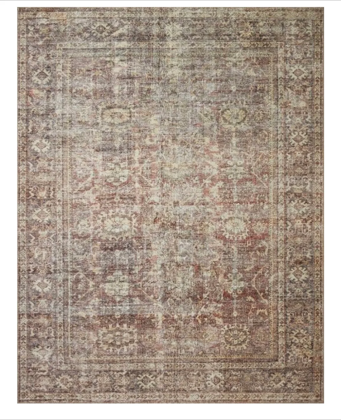 Vintage Style Area Rug 3'-9 x 5'-6 image indicator(2)