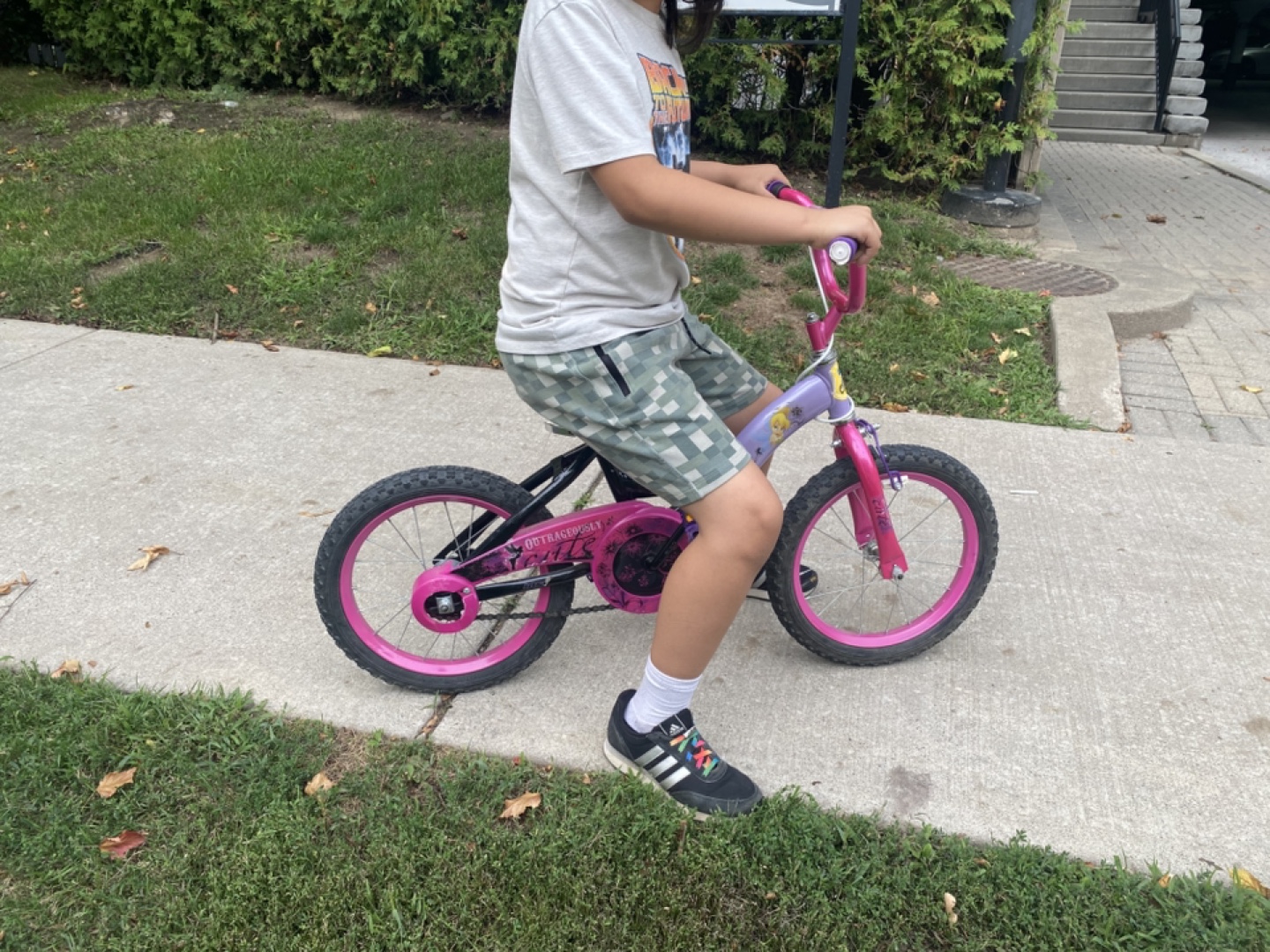 Kids' Bike - Pink & Purple - photo 3