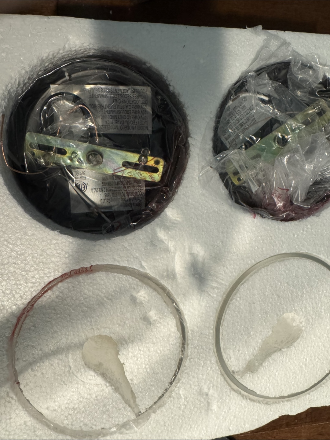 Zeyu Glass Pendant Lights - Black & Gold (Set of 2) - photo 5