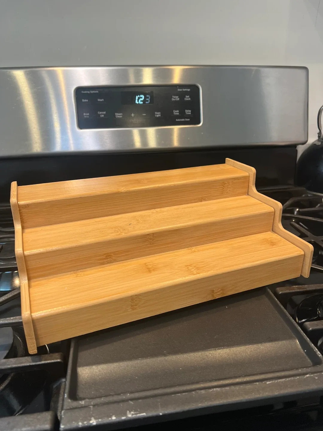 Bamboo Expandable Spice Rack Organizer thumbnail