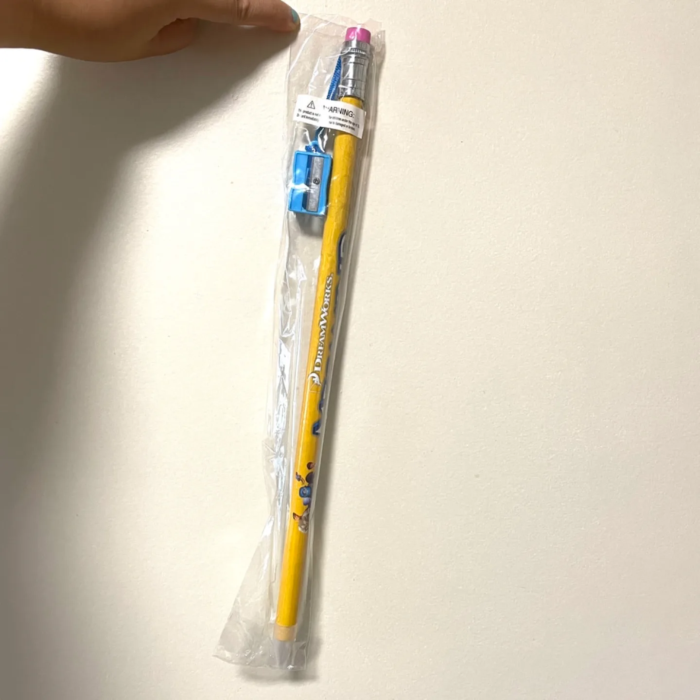 Dreamworks Giant Pencil with Sharpener - New thumbnail