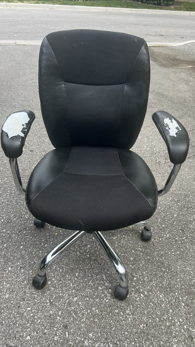 Black Office Chair - Some Wear